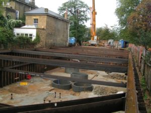 basement construction in Barnes, SW13